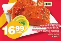 Marches Tradition C'EST PRÊT! À CUIRE FRESH ATLANTIC SALMON MARINATED FILLETS OR STUFFED TOURNEDOS offer