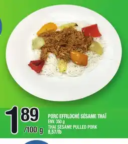 Marche Ami PORC EFFILOCHÉ SÉSAME THAÏ | THAI SESAME PULLED PORK offer
