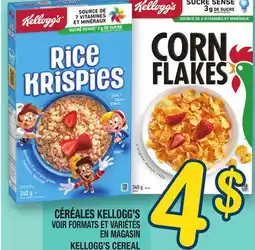 Marche Ami CÉRÉALES KELLOGG'S | KELLOGG'S CEREAL offer