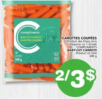 Marches Tradition COMPLIMENTS BABY-CUT CARROTS offer