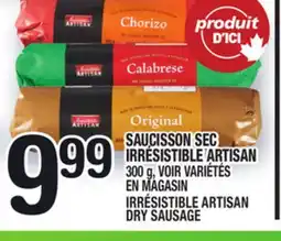 Marche Ami SAUCISSON SEC IRRÉSISTIBLE ARTISAN | IRRÉSISTIBLE ARTISAN DRY SAUSAGE offer