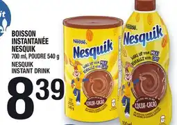 Marche Ami BOISSON INSTANTANÉE NESQUIK | NESQUIK INSTANT DRINK offer