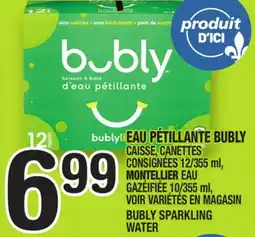 Marche Ami EAU PÉTILLANTE BUBLY | BUBLY SPARKLING WATER offer