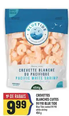 Marché Adonis CREVETTES BLANCHES CUITES 91/110 BLUE TIDE | BLUE TIDE COOKED 91/110 WHITE SHRIMPS offer