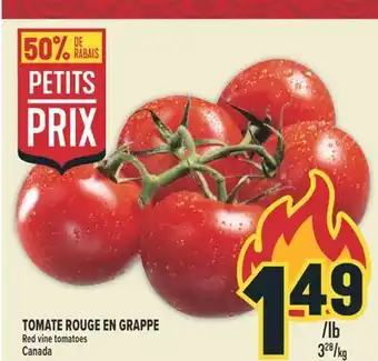 Marché Adonis TOMATE ROUGE EN GRAPPE | RED VINE TOMATOES offer