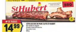 Marché Adonis CÔTES DE DOS DE PORC CUITE ST-HUBERT | ST-HUBERT COOKED PORK BACK RIBS offer