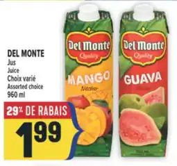 Marché Adonis DEL MONTE JUS | DEL MONTE JUICE offer