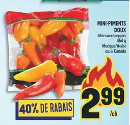 Marché Adonis MINI-PIMENTS DOUX | MINI SWEET PEPPERS offer