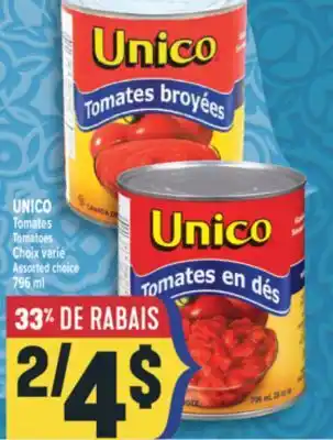 Marché Adonis UNICO TOMATES | UNICO TOMATOES offer