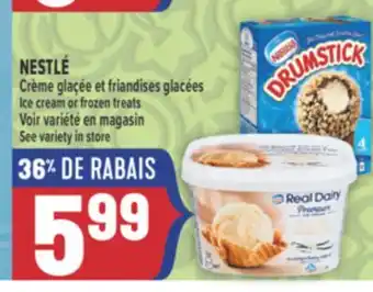 Marché Adonis NESTLÉ CRÈME GLAÇÉE ET FRIANDISES GLACÉES | NESTLÉ ICE CREAM OR FROZEN TREATS offer