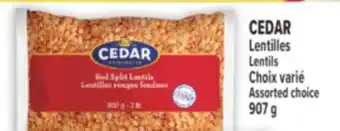 Marché Adonis CEDAR LENTILLES | CEDAR LENTILS offer