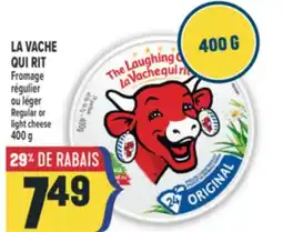 Marché Adonis LA VACHE QUI RIT FROMAGE RÉGULIER OU LÉGER | LA VACHE QUI RIT REGULAR OR LIGHT CHEESE offer