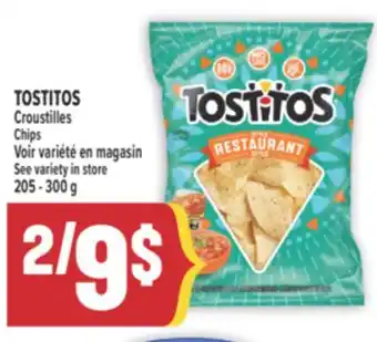 Marché Adonis TOSTITOS CROUSTILLES | TOSTITOS CHIPS offer