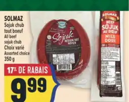 Marché Adonis SOLMAZ SOJUK CHUB TOUT BOEUF | SOLMAZ ALL BEEF SOJUK CHUB offer