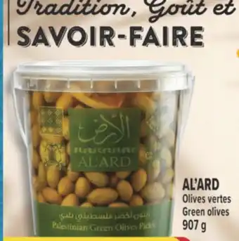Marché Adonis AL'ARD OLIVES VERTES | AL'ARD GREEN OLIVES offer