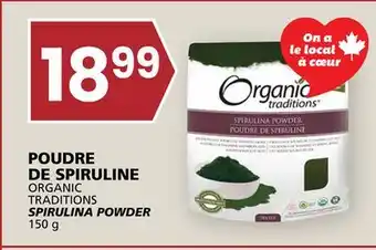 Rachelle-Bery Grocery ORGANIC TRADITIONS SPIRULINA POWDER offer