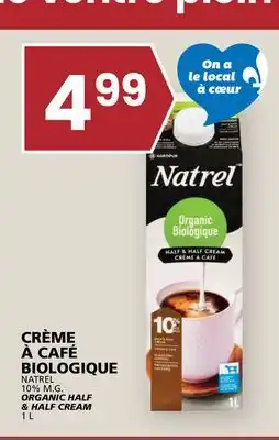 Rachelle-Bery Grocery NATREL 10% M.G ORGANIC HALF & HALF CREAM offer