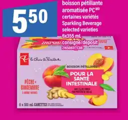 Maxi BOISSON PÉTILLANTE AROMATISÉE PC | SPARKLING BEVERAGE, 6x355 ML offer