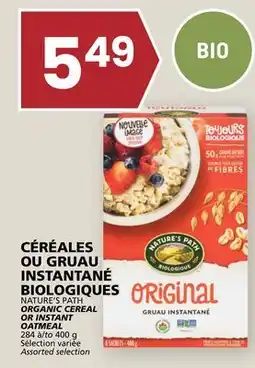 Rachelle-Bery Grocery NATURE'S PATH ORGANIC CEREAL OR INSTANT OATMEAL offer