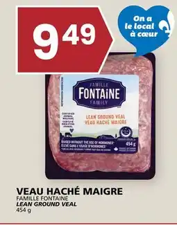 Rachelle-Bery Grocery FAMILLE FONTAINE LEAN GROUND VEAL offer