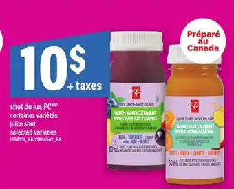 Maxi SHOT DE JUS PC | JUICE SHOT offer