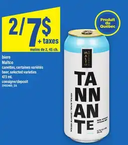 Maxi BIERE MALTCO CANETTES, 473 mL offer