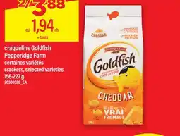 Maxi CRAQUELINS GOLDFISH PEPPERIDGE FARM | CRACKERS, 156-227 g offer