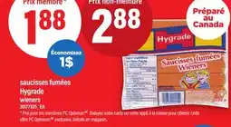 Maxi SAUCISSES FUMÉES OU SAUCISSES COCKTAIL HYGRADE | WIENERS OR COCKTAIL WIENERS, 225/450 G offer