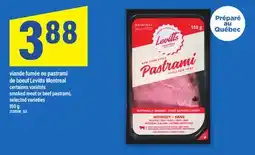 Maxi VIANDE FUMÉE OU PASTRAMI DE BOEUF LEVITTS MONTREAL | smoked meat or beef pastrami, 150 G offer