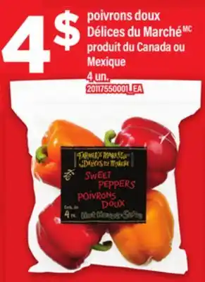 Maxi POIVRONS DOUX DÉLICES DU MARCHÉ, 4 un offer