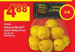 Maxi CITRONS DÉLICES DU MARCHÉ, SAC DE 2 LB offer