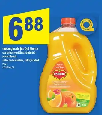 Maxi MÉLANGES DE JUS DEL MONTE, 2,5 L offer