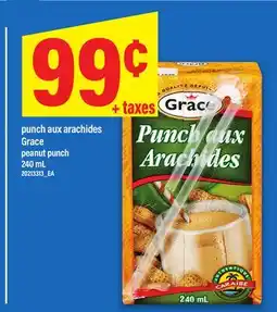 Maxi PUNCH AUX ARACHIDES GRACE | PEANUT PUNCH, 240 ML offer