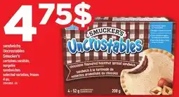 Maxi SANDWICHS UNCRUSTABLES SMUCKER'S | SANDWICHES, 4 un offer