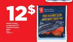 Maxi SAUMON SOCKEYE SAUVAGE FUMÉ PC | SMOKED WILD SOCKEYE SALMON, 150 g offer