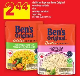 Maxi RIZ BISTRO EXPRESS BEN'S ORIGINAL | RICE, 240/250 g offer