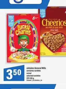 Maxi CÉRÉALES GENERAL MILLS CEREAL, 297-430 G offer