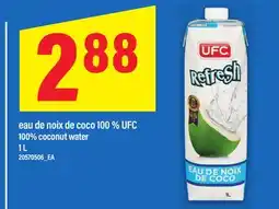 Maxi EAU DE NOIX DE COCO 100 % UFC | 100% COCONUT WATER, 1 L offer