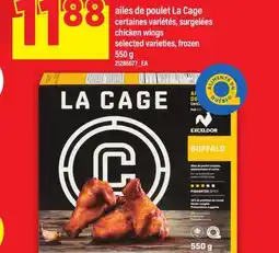 Maxi AILES DE POULET LA CAGE CHICKEN WINGS, 550 g offer