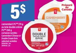 Maxi CAMEMBERT PC 170 G OU BRIE DOUBLE CRÈME PCMD 200 G | CAMEMBERT CHEESE OR DOUBLE CREAM BRIE offer