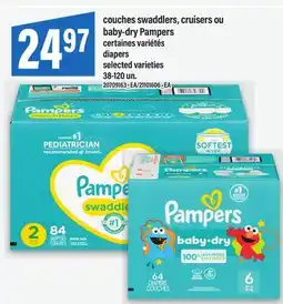 Maxi COUCHES SWADDLERS, CRUISERS OU BABY DRY PAMPERS, 38-120 un offer
