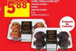 Maxi MUFFINS DÉLICES DU MARCHÉ | MUFFINS, 6 un offer