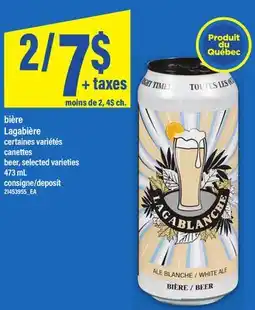 Maxi BIÈRE LAGABIÈRE, 473 mL offer