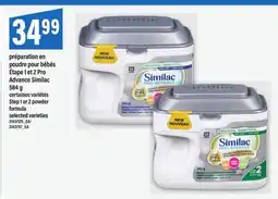 Maxi PRÉPARATION EN POUDRE POUR BÉBÉS ÉTAPE 1 ET 2 PRO ADVANCE SIMILAC 584 G offer