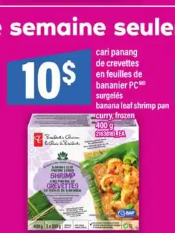 Maxi CARI PANANG DE CREVETTES EN FEUILLES DE BANANIER PC | BANANA LEAF SHRIMP PAN CURRY, 400 G offer