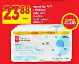 Maxi ESSUIE-TOUT PC FORMAT CLUB | PAPER TOWEL, 12=36 rouleaux offer