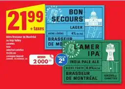 Maxi BIÈRE BRASSEUR DE MONTRÉAL OU HOP VALLEY | BEER, 12x355 mL offer