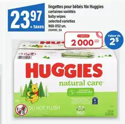 Maxi LINGETTES POUR BÉBÉS 16X HUGGIES | BABY WIPES, 960-1152 un offer