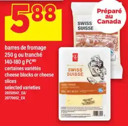 Maxi BARRES DE FROMAGE 250 G OU TRANCHÉ 140-180 G PCMD | CHEESE BLOCKS OR CHEESE SLICES offer