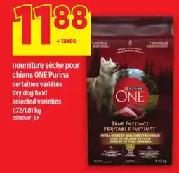 Maxi NOURRITURE SÈCHE POUR CHIENS ONE PURINA, 1,72/1,81 kg offer